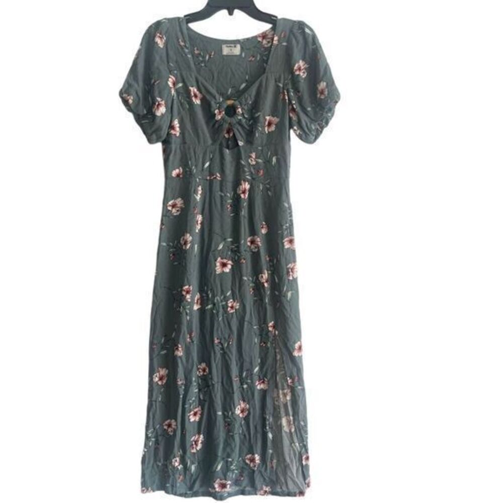 Hurley Sample Piece‎ Floral Dress long/Calf Length Dress Size Small